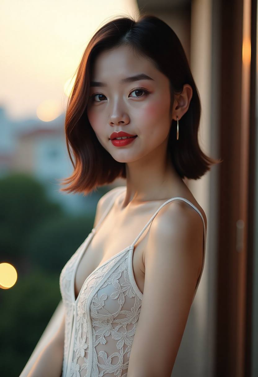 山间古道上的侠客背影